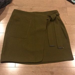 Olive skirt